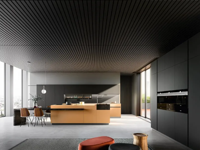 Cucina Design con isola Tau Portrait 11 di Armony