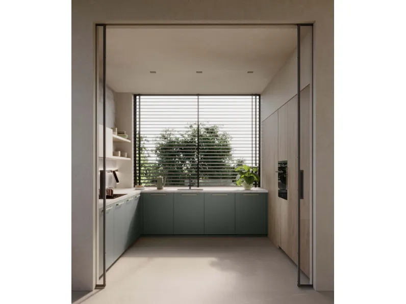 Cucina Design angolare Tiffany 01 di Zecchinon Cucine