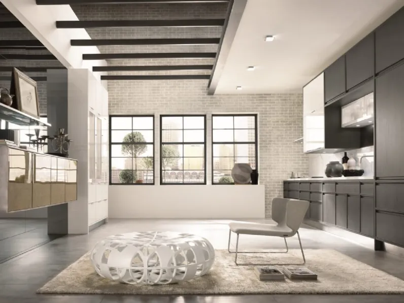 Cucina Design lineare Timeline di Aster Cucine