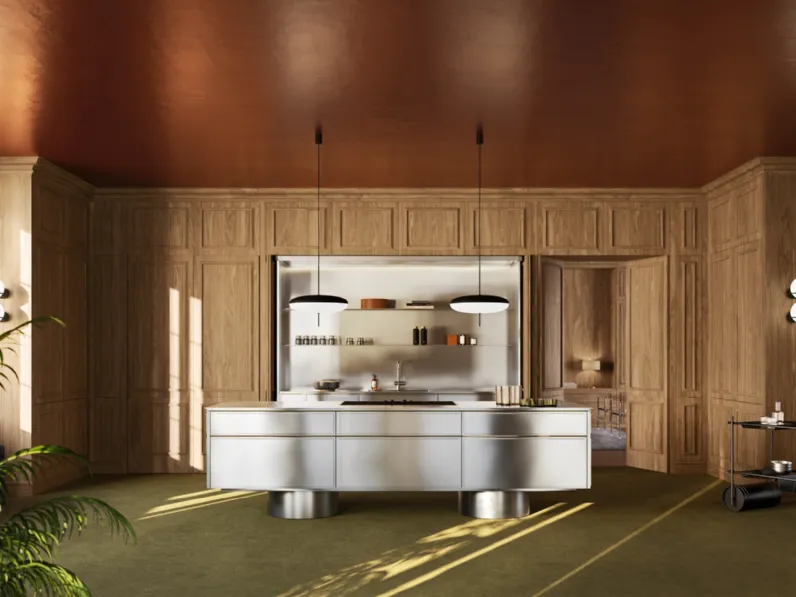 Cucina Design con isola Virtus de L'Ottocento