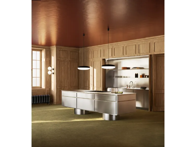 Cucina Design con isola Virtus de L'Ottocento
