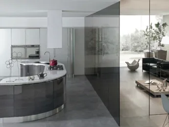 Volare in Rovere metallizzato argento