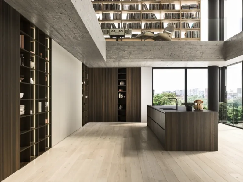 Cucina Design con isola Way 01 di Snaidero