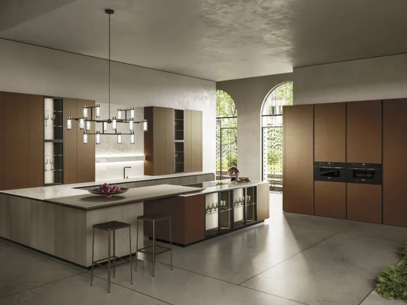 Cucina Design con penisola Way 03 di Snaidero