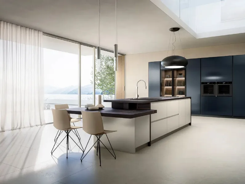 Cucina Design con isola Yota Portrait 13 di Armony
