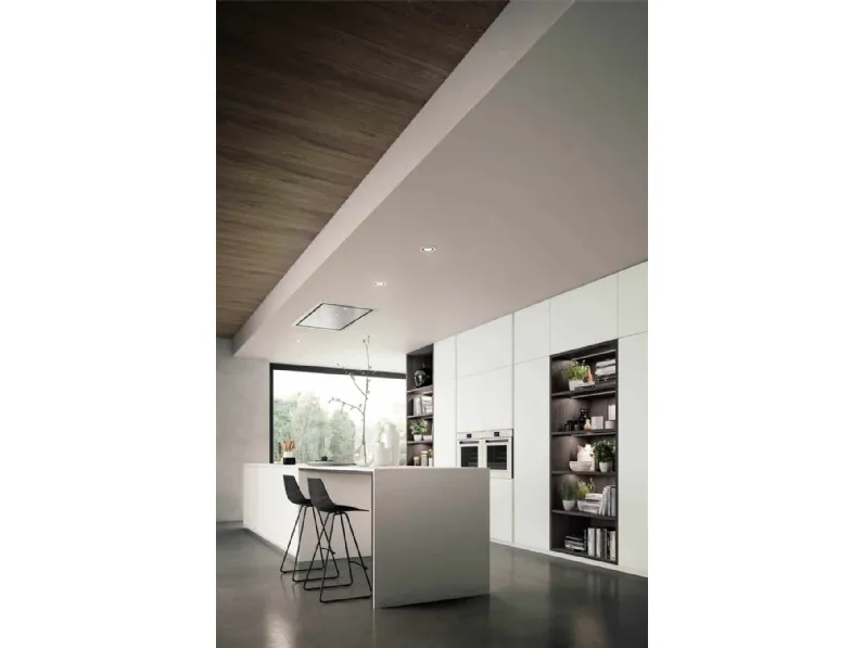 Cucina Design con isola Ypsilon composizione 14 di Armony