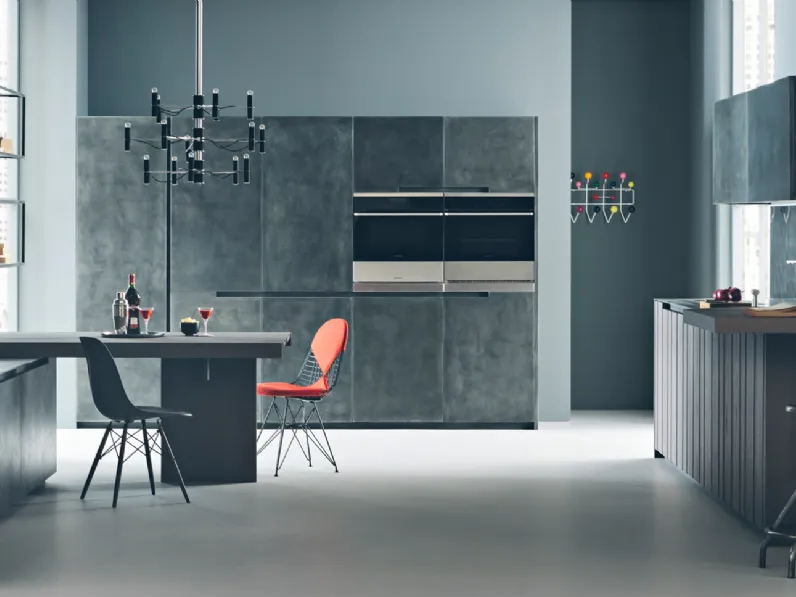 Cucina Design con penisola Fifty 02 di Zampieri Cucine