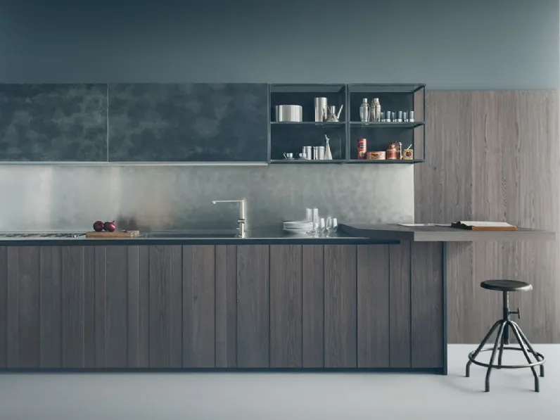 Cucina Design con penisola Fifty 02 di Zampieri Cucine