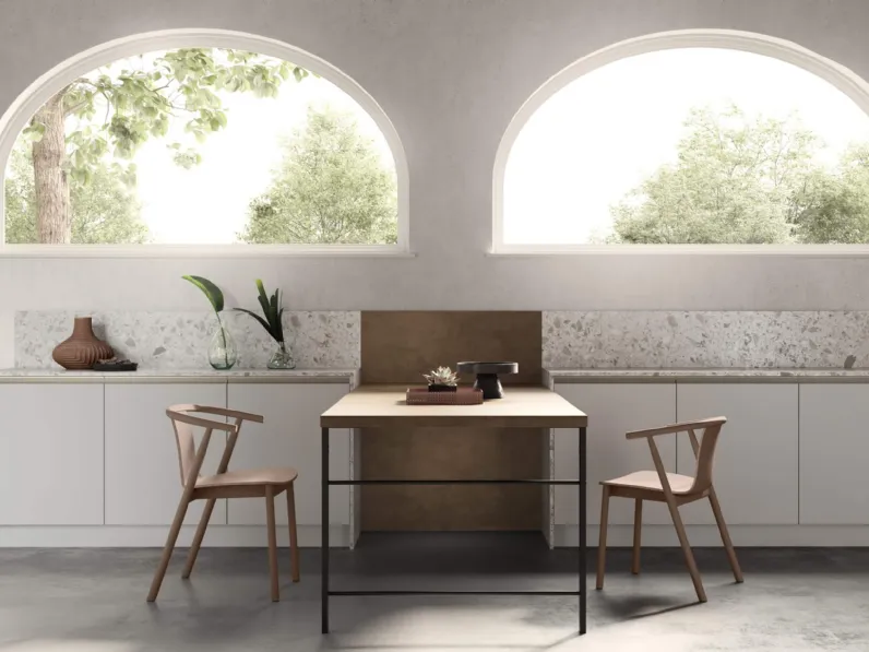 Cucina Design con isola Cloè 04 di Zecchinon Cucine