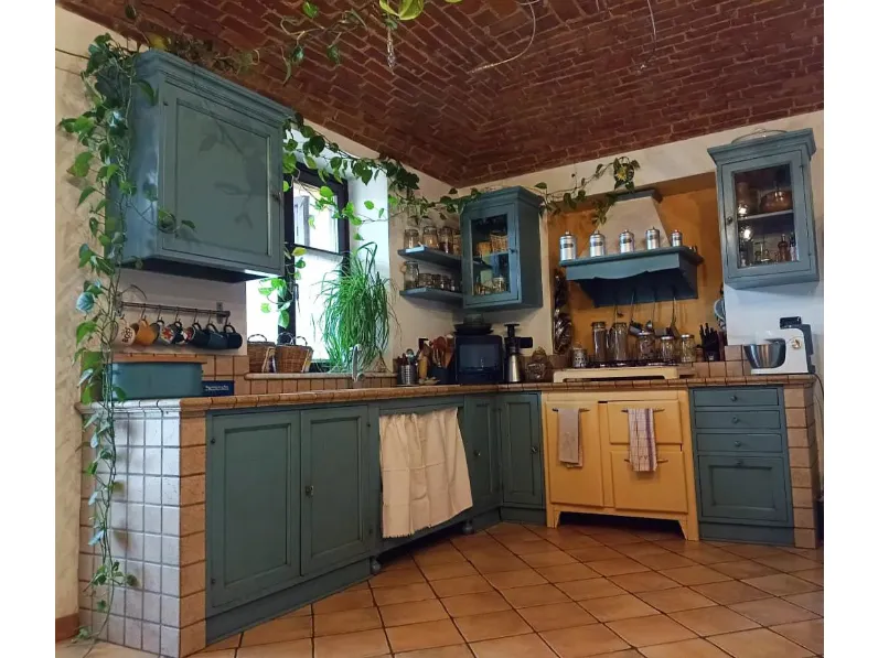 Cucina angolare in Muratura Doria di Marchi