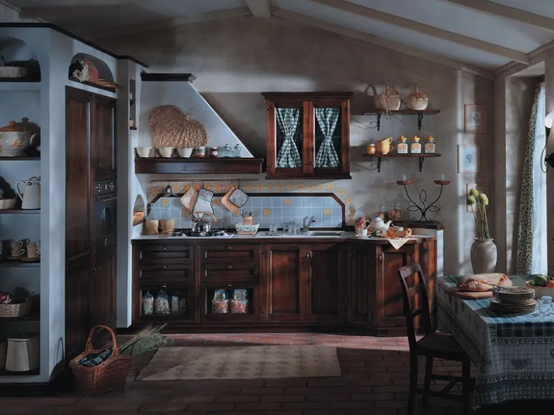 Cucina angolare in Muratura Mastro Geppetto 02 di Fratelli Marzi 