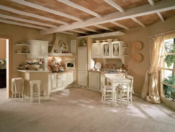 Cucina in muratura Sogno Mughetto 02, progettata dall'architetto Zappalorto.