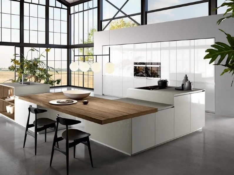 Cucina Moderna con isola Alice 1 di Cucinesse