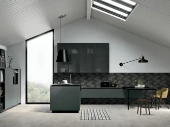 Cucina moderna Doimo con penisola All-Around D20.