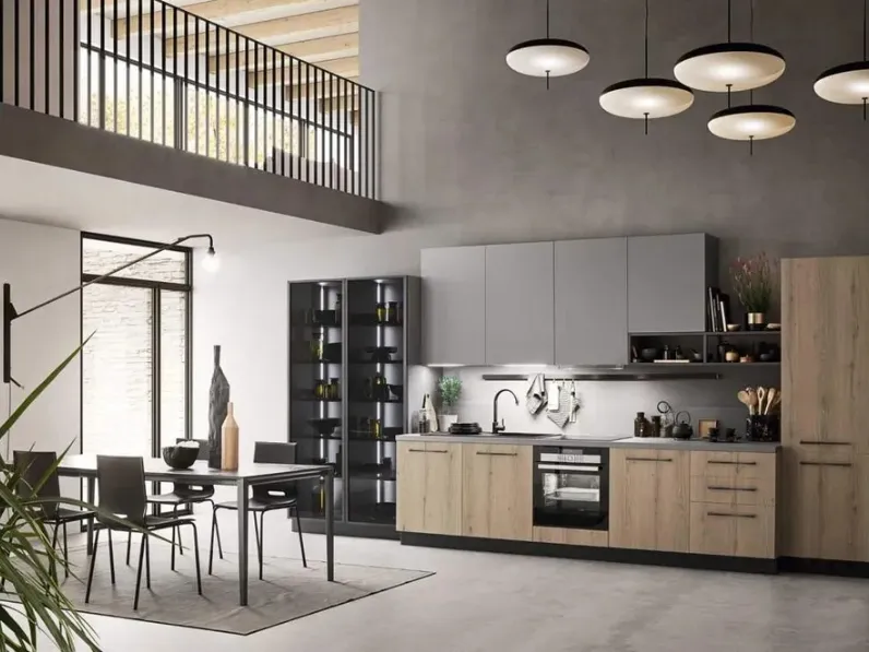 Cucina Moderna lineare Sky 05 di Ar-Tre