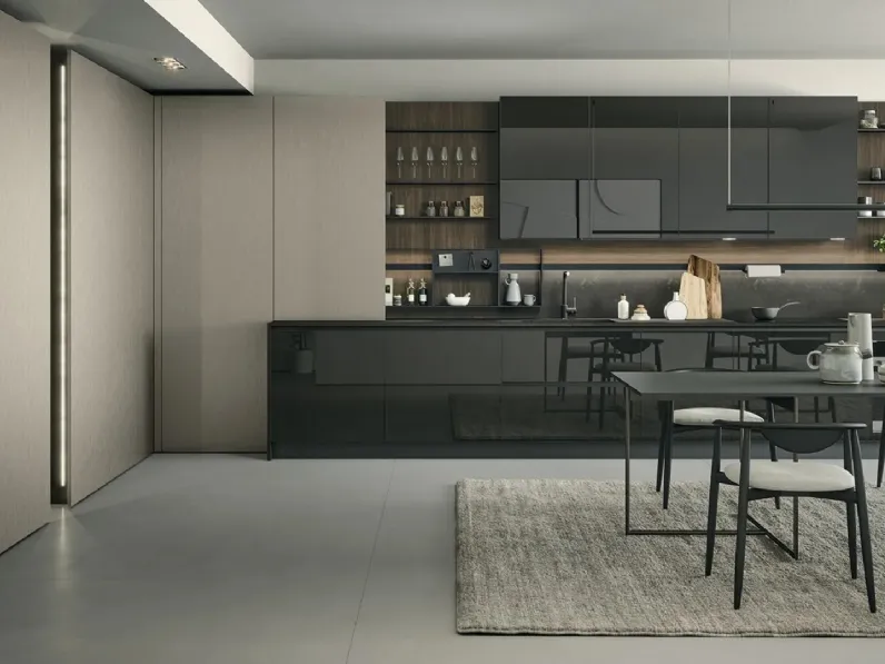 Cucina Moderna lineare Aria Tech 01 di Forma Cucine