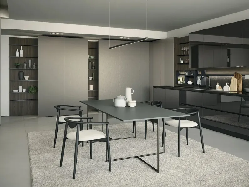 Cucina Moderna lineare Aria Tech 01 di Forma Cucine