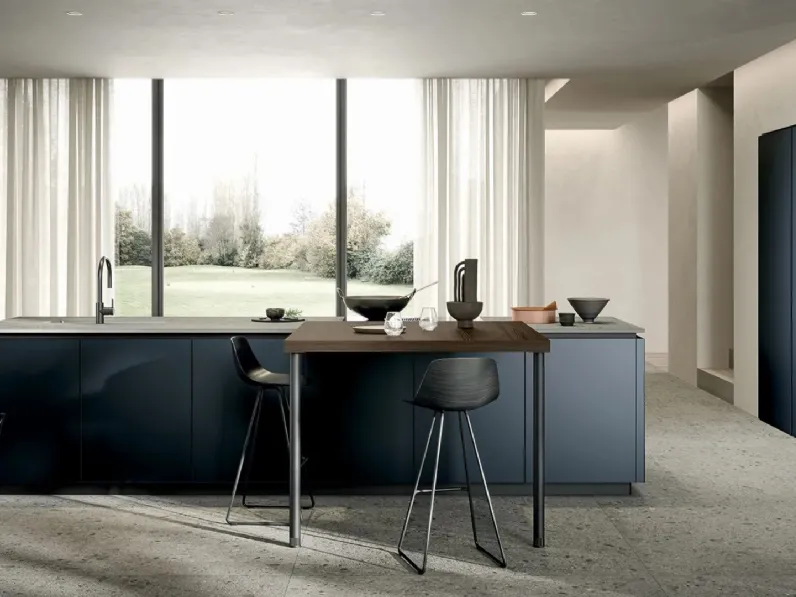 Cucina Moderna con isola Aria Tech 03 di Forma Cucine