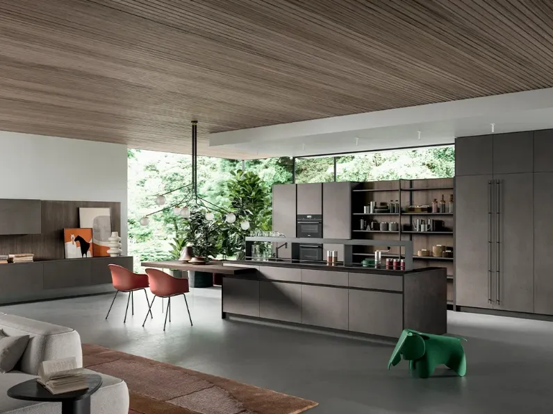 Cucina Moderna con isola Twenty Moderno 09 di Astra