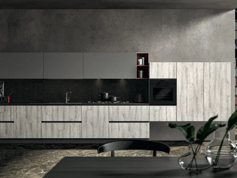 Cucina Moderna lineare Astro 04 di Essebi