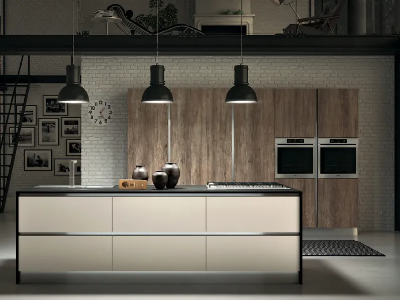 Cucina Moderna con isola Astro 06 di Essebi