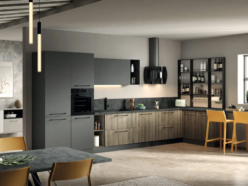 Cucina Moderna angolare Astro 03 di Essebi