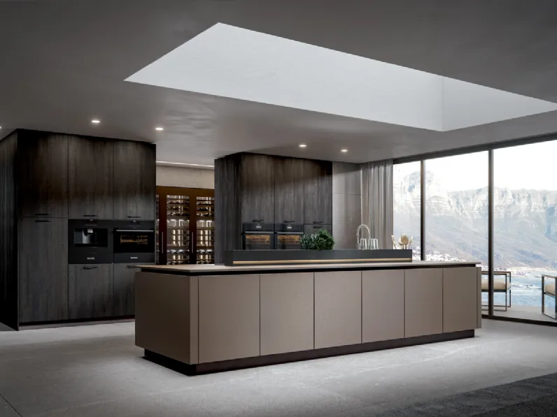 Cucina Moderna Aura con isola di Home Cucine