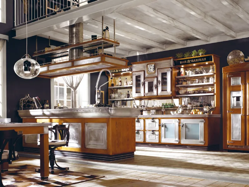 Cucina Moderna con penisola Bar & Barman di Marchi