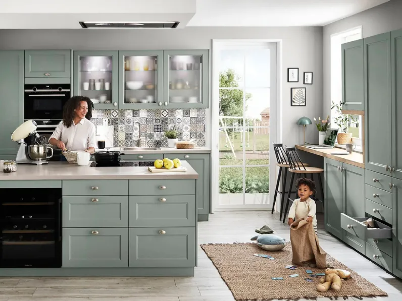 Cucina Moderna con penisola Cascada 776 di Nobilia