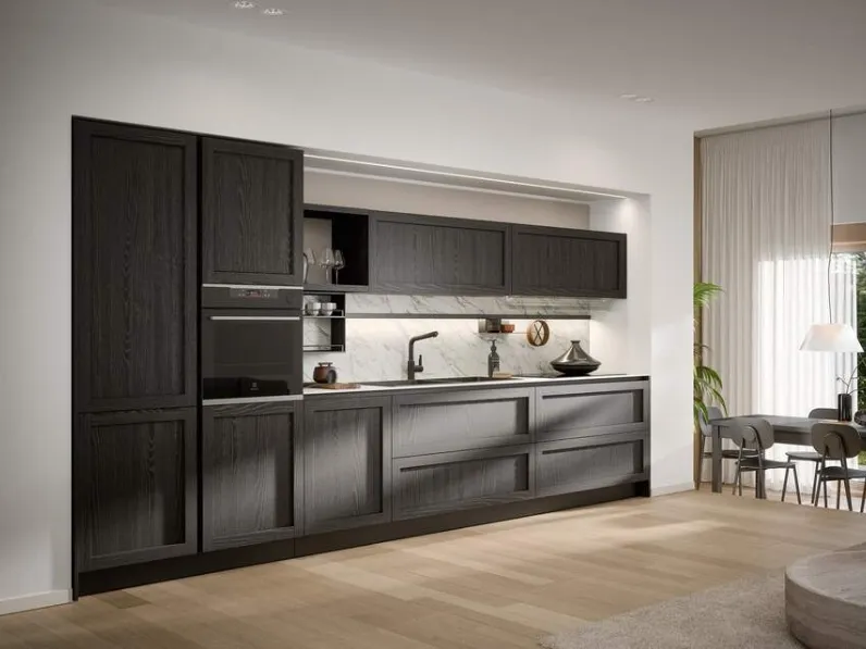 Cucina Moderna lineare Clio Composizione 04 di Prima Cucine