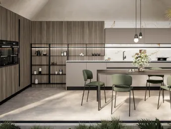Cloe 04: la cucina angolare moderna che trasforma ogni angolo in un capolavoro di design e funzional