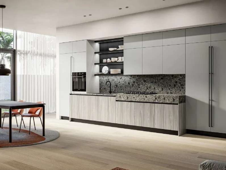 Cucina Moderna lineare in laminato Cloe di Arredo3