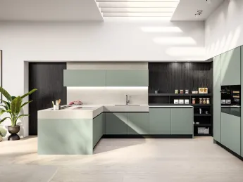 Cucina moderna Cloe: design essenziale e funzionalità contemporanea.