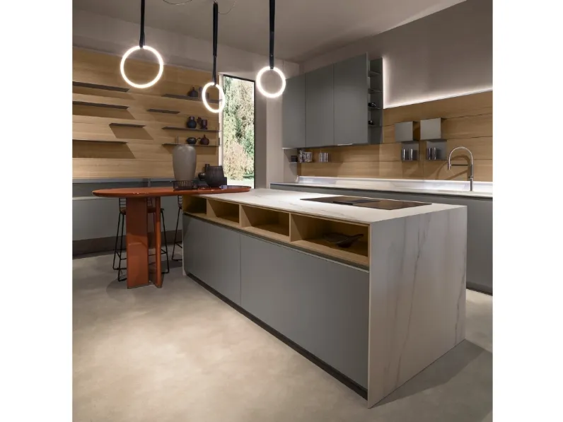 Cucina Moderna con isola Code di Composit