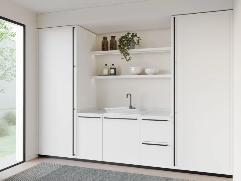 Cucina Moderna Color Lab lineare di Creo