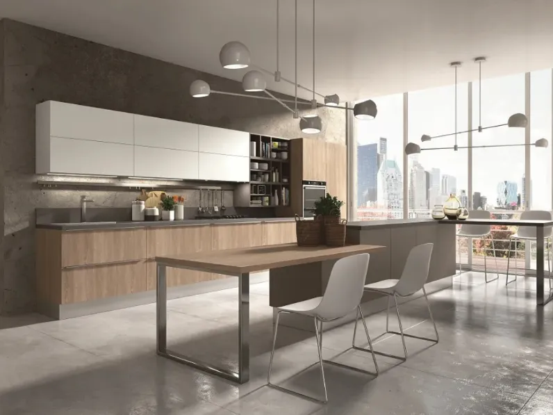Cucina Moderna con isola Love 3 di Cucinesse