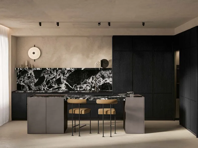 Cucina Moderna con isola Daytona Identity di Arrex
