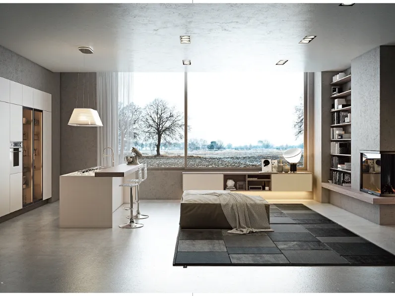 Cucina Moderna City composizione 02 di Di Iorio