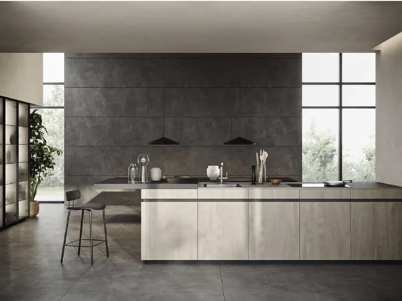 Cucina Moderna Dj con penisola di Dibiesse