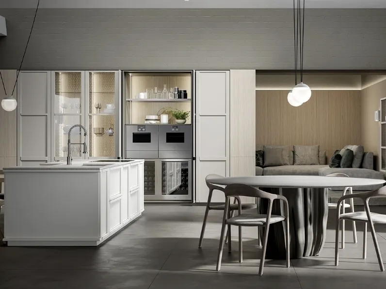 Cucina Moderna E05 Eclettica-Optima di Scandola