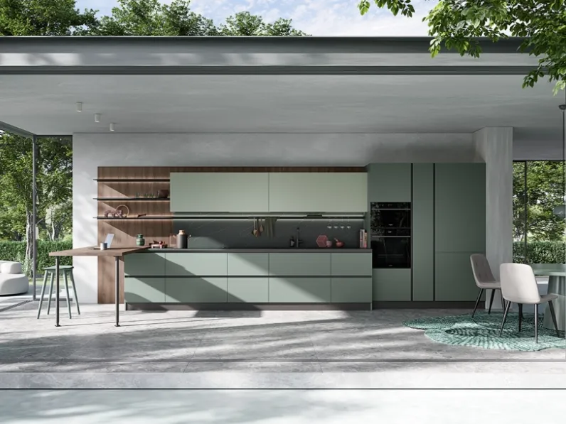 Cucina Moderna con penisola Easy 07 di Ar-due