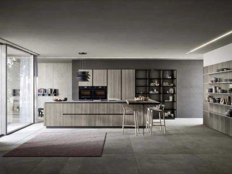 Cucina Moderna Emporio Gola con isola di Dibiesse