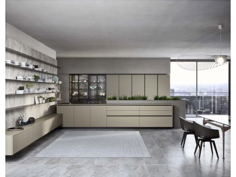 Cucina Moderna Emporio Gola lineare di Dibiesse