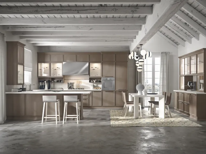 Cucina Moderna Estetica con penisola di Home Cucine