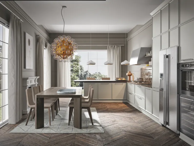 Cucina Moderna Etica Estetica con penisola di Home Cucine