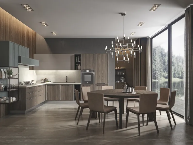 Cucina Moderna Etica Estetica angolare di Home Cucine