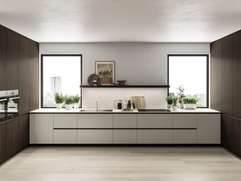 Cucina Moderna angolare Folio 01 di Snaidero