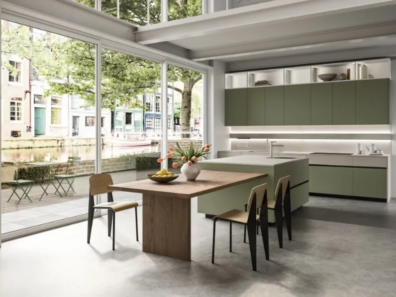 Cucina Moderna con isola Folio 02 di Snaidero