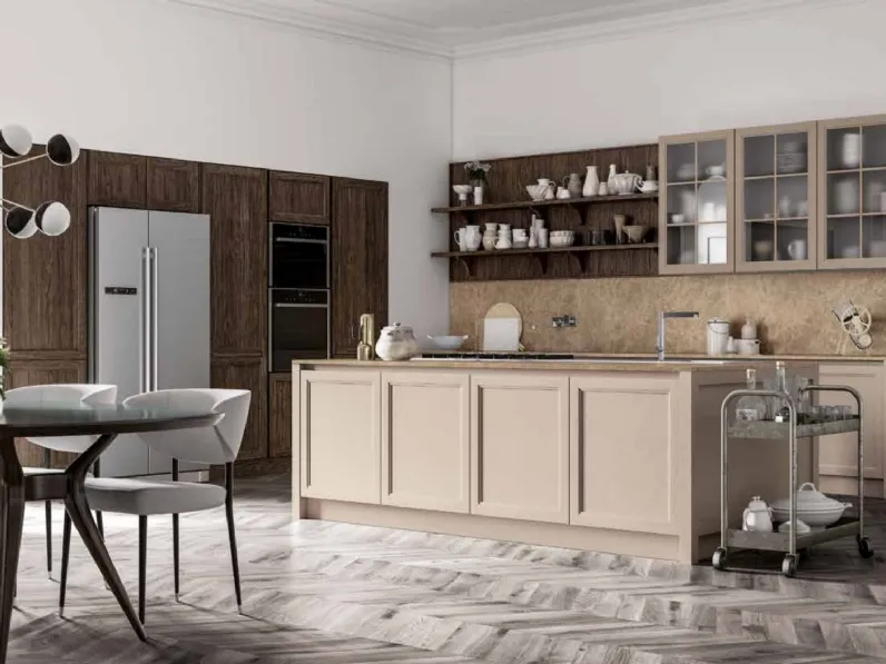 Cucina Moderna con isola Frame Charme 3 di Nova Cucina
