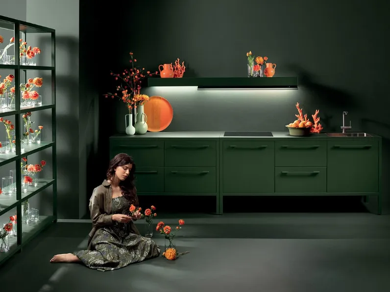 Cucina Moderna Frame Tone-on-Tone 03 di Fantin